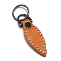 Bag Purse Charms Keyrings Keychains Cowhide with Iron & Zinc Alloy gun black plated fashion jewelry & Unisex Sold By PC