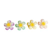 Fashion Resin Cabochons, Flower, DIY, more colors for choice, 21x22x5mm, Approx 100PCs/Bag, Sold By Bag