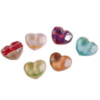 Fashion Resin Cabochons, Heart, DIY, more colors for choice, 21.50x18x8.50mm, Approx 100PCs/Bag, Sold By Bag
