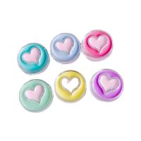 Resin Hair Accessories DIY Findings, Rolo, enamel, more colors for choice, 23x23x9mm, Approx 100PCs/Bag, Sold By Bag