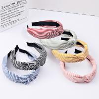 Hair Bands, Polyester, for woman & stripe, more colors for choice, 160x120mm, Sold By PC