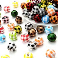 Drvene perle, Hemu + kuglice, možete DIY, više boja za izbor, 16mm, Približno 50računala/Torba, Prodano By Torba