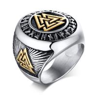 Палец кольцо из нержавеющей стали, Нержавеющая сталь 304, ювелирные изделия моды & разный размер для выбора & Мужский, 24x2mm, продается PC