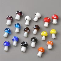 Lampwork Beads, mushroom, stoving varnish, DIY, more colors for choice, 12x17mm, Sold By PC