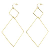 Stainless Steel Drop Earring, 304 Stainless Steel, Vacuum Ion Plating, fashion jewelry & for woman & hollow, more colors for choice, 68x68mm, Sold By Pair