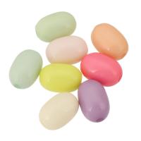 Miracle Acrylic Beads, Oval, DIY, more colors for choice, 10.50x7.50x7.50mm, Hole:Approx 1mm, Approx 1300PCs/Bag, Sold By Bag