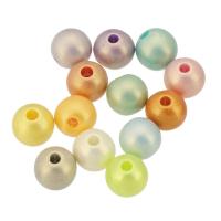 Perles miracles acryliques, Acrylique, Rond, DIY, plus de couleurs à choisir, 7x8x8mm, Trou:Environ 1.5mm, Environ 1800PC/sac, Vendu par sac