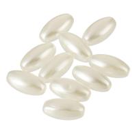 Perle acrylique, Seau, DIY, blanc, 11x5.50x5.50mm, Environ 2470PC/sac, Vendu par sac
