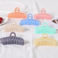 Hair Claw Clips, Plastic, for woman, more colors for choice, 109x40x45mm, Sold By Bag