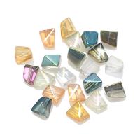 Crystal Beads, irregular, plated, DIY, more colors for choice, 8mm, Sold By PC