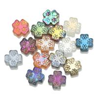 Crystal Beads, Four Leaf Clover, plated, DIY, more colors for choice, 12mm, Sold By PC
