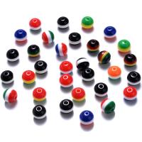 Resin Jewelry Beads DIY & enamel 8mm Approx Sold By Bag
