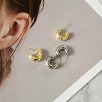 Stainless Steel Stud Earrings 304 Stainless Steel Vacuum Ion Plating fashion jewelry & Unisex 30mm Sold By Pair
