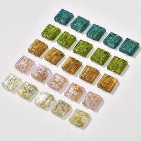 Silver Foil Lampwork Beads DIY Approx 1.2-2mm Sold By PC