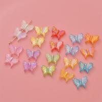 Чудо акриловые бусины, Акрил, бабочка, DIY, Много цветов для выбора, 13x15x3mm, 10ПК/сумка, продается сумка