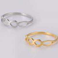 Stainless Steel Finger Ring 304 Stainless Steel Vacuum Ion Plating Unisex & hollow 1*1.5mm 18*4.7mm Sold By PC