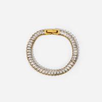 Stainless Steel smycken Armband, 304 rostfritt stål, mode smycken & olika stilar för val & för kvinna, gyllene, Säljs av PC
