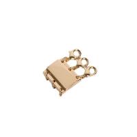 Brass Magnetic Clasp, plated, DIY, more colors for choice, nickel, lead & cadmium free, Sold By PC