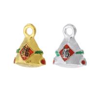 Tibetan Style Enamel Pendants, plated, Unisex, more colors for choice, nickel, lead & cadmium free, 12x15x8mm, Hole:Approx 2mm, Approx 500PCs/Bag, Sold By Bag