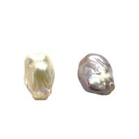 Cultured No Hole Freshwater Pearl Beads, irregular, polished, DIY, more colors for choice, 15x25-25x40mm, Sold By PC