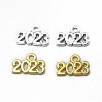 Zinc Alloy Alphabet and number Pendants plated DIY nickel lead & cadmium free Sold By PC