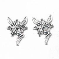 Zinc Alloy Pendants Angel antique silver color plated DIY nickel lead & cadmium free Sold By PC