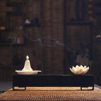 Porcelain Incense Seat, half handmade, for home and office & durable & with bluetooth & different styles for choice, Sold By PC