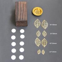 Wood Incense Burner with Aluminum Alloy half handmade for home and office & durable & DIY Sold By PC