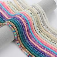 Polymer Clay Beads, DIY, more colors for choice, 6mm, Approx 350PCs/Strand, Sold By Strand