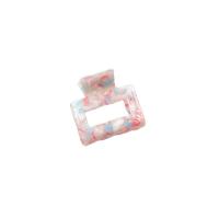 Hair Claw Clips, Acetate, handmade, fashion jewelry & for woman, more colors for choice, 50x50mm, Sold By PC
