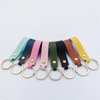 Bag Purse Charms Keyrings Keychains, PU Leather, Unisex, more colors for choice, 85*16mm,30mm, Sold By PC
