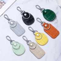 Leather Key Clasp, with Iron, Unisex, more colors for choice, Sold By PC