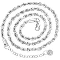 Titanium stål halskæde, forgyldt, mode smykker & Unisex, flere farver til valg, 565x4mm, Solgt af PC