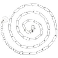 Titanstahl Halskette, plattiert, Modeschmuck & unisex, keine, 470mm, verkauft von PC