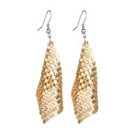 Zinc Alloy Drop Earrings Geometrical Pattern plated fashion jewelry & for woman & hollow Sold By Pair