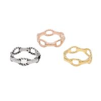 Stainless Steel Finger Ring, 304 Stainless Steel, Geometrical Pattern, Vacuum Ion Plating, different size for choice & for woman & hollow, more colors for choice, 6mm, US Ring Size:6-11, Sold By PC