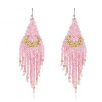 Fashion Fringe Earrings Seedbead handmade fashion jewelry & for woman nickel lead & cadmium free Sold By Pair