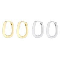 Brass Hoop Earring Components plated fashion jewelry & DIY & for woman Sold By Lot