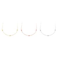 Brass Necklace Chain plated fashion jewelry & DIY 3.50mm Length 18.2 Inch Sold By Bag