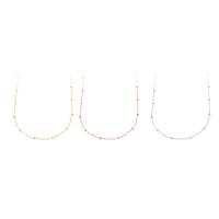 Mosazný oválný řetěz, Mosaz, módní šperky & DIY, více barev na výběr, 2mm, Délka 17.8 inch, 50PC/Bag, Prodáno By Bag