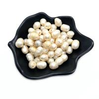 Cultured Baroque Freshwater Pearl Beads polished DIY white 5-15mm Sold By PC