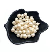 Barokowe koraliki z hodowlanych pereł słodowodnych, Perła naturalna słodkowodna, obyty, DIY, biały, 5-15mm, sprzedane przez PC