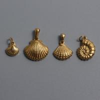 Titanium Steel Pendants gold color plated Sold By PC