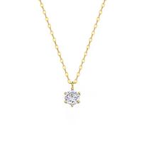 Cubic Zircon Micro Pave 925 Sterling Silver Necklace with 1.96 inch extender chain plated micro pave cubic zirconia & for woman Length Approx 15.74 Inch Sold By PC
