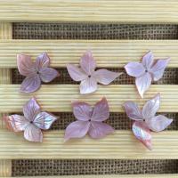 Natural Pink Shell Beads, Flower, DIY, pink, 30x23mm, Sold By PC