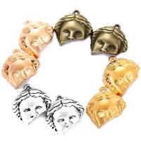 Zinc Alloy Pendants Face plated DIY nickel lead & cadmium free Approx 1.5mm Sold By PC