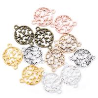 Zinc Alloy Hollow Pendants plated DIY nickel lead & cadmium free Approx 2mm Sold By PC