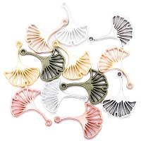Tibetan Style Leaf Pendants, Ginkgo Leaf, plated, DIY & hollow, more colors for choice, nickel, lead & cadmium free, 18x14mm, Hole:Approx 1mm, Sold By PC