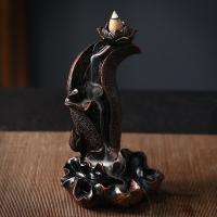 Backflow Incense Burner, Resin, handmade, for home and office & durable, 115x190mm, Sold By PC
