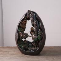 Backflow Incense Burner, Resin, handmade, for home and office & durable, 200x100x290mm, Sold By PC